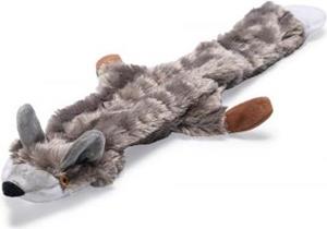 beeztees Flatino pluche hondenspeeltje vos beige 30 cm