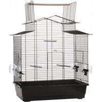 Beeztees Iza 3 Open - Vogelkooi - Zwart - Groot - 59x38x65 cm