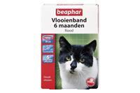 Beaphar Floh-Halsband (ab 6 Monate) Katze Rot