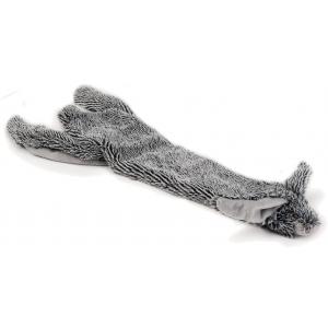 beeztees Flatino pluche hondenspeeltje konijn zwart 52 cm
