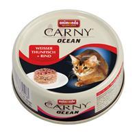 animonda Carny Ocean 12 x 80 g Kattenvoer - Witte tonijn + rund