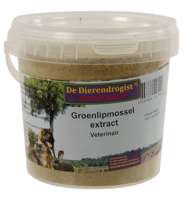 Dedierendrogist Dierendrogist groenlipmossel extract veterinair