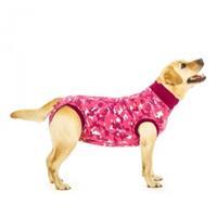 Suitical Recovery Suit Hund - XXXS - Rosa Camouflage