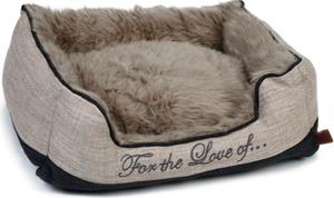 Designed by Lotte Dallam - Hondenmand - Beige"Grijs - 80x70x22 cm