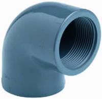 Aquaforte PVC Knie 90° 50mm x 1½'' Lijm X Binnendraad - Duurzaam & Weerbestendig voor Vijver