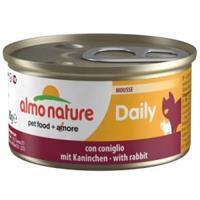 Almo Nature Daily Mousse met konijn natvoer kat (85 g) 48 x 85 g