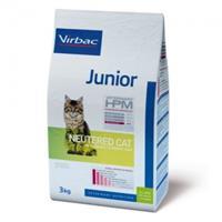 3kg Veterinary HPM Cat Junior Neutered Virbac Kattenvoer