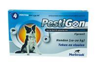 Pestigon Spot-On M voor middelgrote honden van 10 tot 20kg 3-pipetten