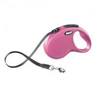 flexi NEW CLASSIC Gurt L: 5 m S pink max. 15 kg - NOBBY