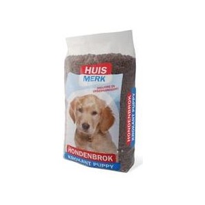 Huismerk Hondenbrok Krokant Puppy hondenvoer 10 kg