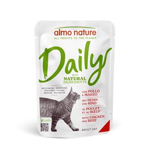 Almo Nature Daily Kip & Rundvlees 70 gram Per 30