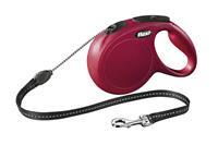 Flexi Rollijn Classic - Cord Leash - M - 8 meter - Rood