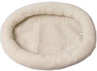 Kat slaapmand schapenwol 48 cm ivoor - Gebr de boon