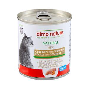 Almo Nature HFC Natural kip met garnalen natvoer kat (280 g) 6 x 280 g
