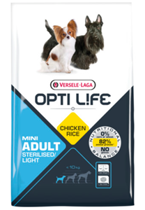 Opti Life Adult Sterilised Light Mini hondenvoer 2 x 7,5 kg
