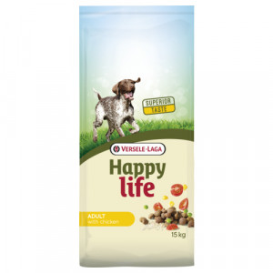 Happy Life Adult Chicken Hundefutter 15 kg