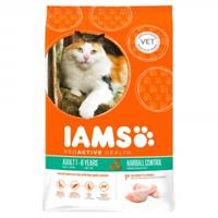 IAMS for Vitality Adult Hairball Huhn Katzenfutter 10 kg