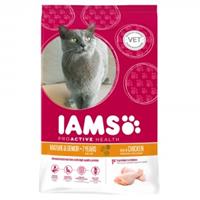 Iams Senior kattenvoer met verse kip 2 x 10 kg
