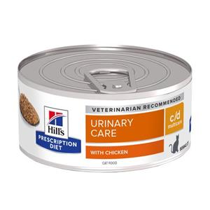 12x156 g Feline C/D Blik Multicare met Kip Hill's Prescription Diet