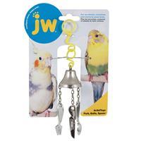 JW Pet Company Hängespielzeug Vogelkäfig Vork, Mes, Lepel Gelb