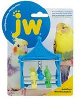 JW Pet Company Hängespielzeug Vogel Shooting Gallery 9 Cm Blau