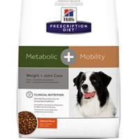 Hill's Prescription Diet J/D Weight Metabolic + Mobility hondenvoer met kip 12 kg