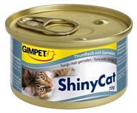 GIMPET ShinyCat in Jelly - Tonijn met Garnalen - 24 x 70 gram