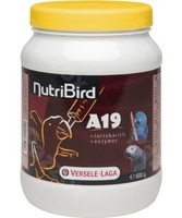 Nutribird A19 800g Handopfokvoer Voor Ara's + Grijze Roodstaart- en Edelpapegaaien