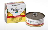 Schesir 12x150g  Fruit Kip met Ananas Hondenvoer in blik Natvoer