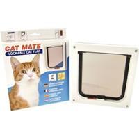 Cat Mate kattenluik met tweewegsluiting 13mm bruin