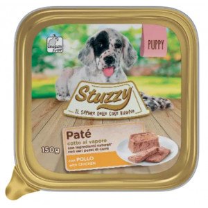 Stuzzy Paté met kip puppy hondenvoer 150 gr. 2 trays (44 x 150 g)