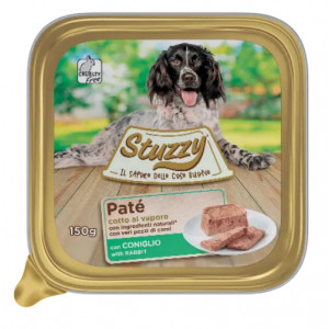 Stuzzy Paté met konijn hondenvoer 150 gr. 2 trays (44 x 150 g)