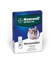 All Worm Cat - 2 tabletten