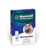 Mansonil All Worm Large Cat für die Katze 2 Tabletten