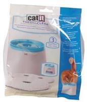 Hagen Set Van 3 Filters Voor Cat-It Waterfontein 2ltr Voer- & waterbak kat