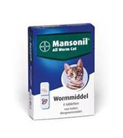 Mansonil All Worm Cat für die Katze 4 Tabletten