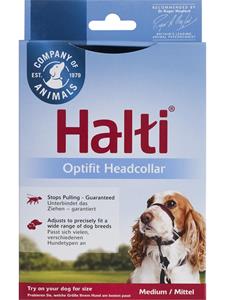 Halti Optifit Headcollar Medium Neck: 42-54cm Nose Circum: 22-32cm