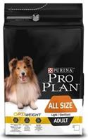 Pro Plan Dog - All Size Adult - Light/Sterilised - Kip - 3 kg