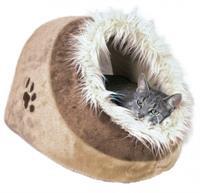 Kattenmand Holletje - L 41xB 35xH 26 cm - Beige / Bruin