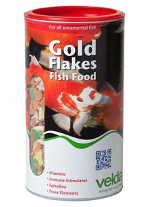 velda Gold Flakes Fish Food - 230 Gram