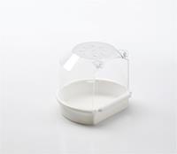 Rond badhuisje voor vogels klein wit