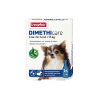 Beaphar Dimethicare Line-On (tot 15 kg) hond 3 x 6 pipetten