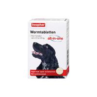 Beaphar Wormmiddel All-in-One (2,5 - 20 kg) hond 2 Tabletten