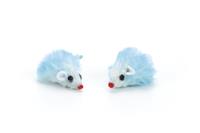 Beeztees pluche knuffelmuisje kattenspeelgoed