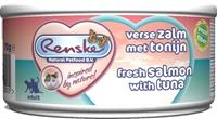 renske Kat Vers Paté - Adult - Verse Zalm met Tonijn - 24 x 70 gram