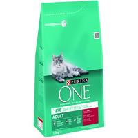 Purina One Adult met rund kattenvoer 2 x 1,5 kg