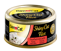 GimCat ShinyCat Filet Tonijn&Zalm 70 gr