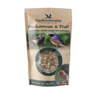 CJ Wildlife Vogelbescherming - meelwormen & fruit 100g (pouche)