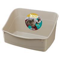 ferplast Hoektoilet Konijnen L 305 - Dierenverblijf - 37x27x18.5 cm Grijs