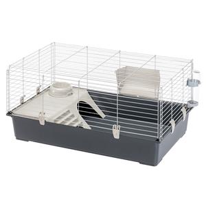 ferplast Konijnenkooi Rabbit 100 - Dierenverblijf - 95x57x46 cm Assorti